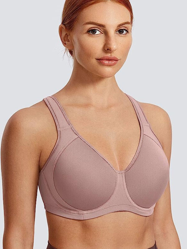 빅사이즈컵으로 가슴을 잘 잡아주는 기능성 스포츠 브라