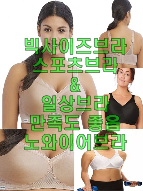 그레모라이즈 노와이어 빅컵 스포츠 브라