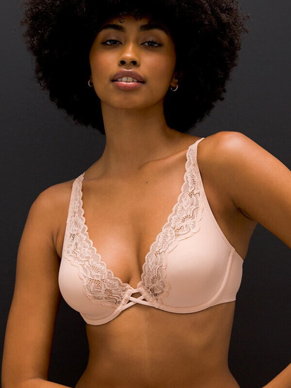 [70D,E컵]고급 레이스트림 홑겹브라