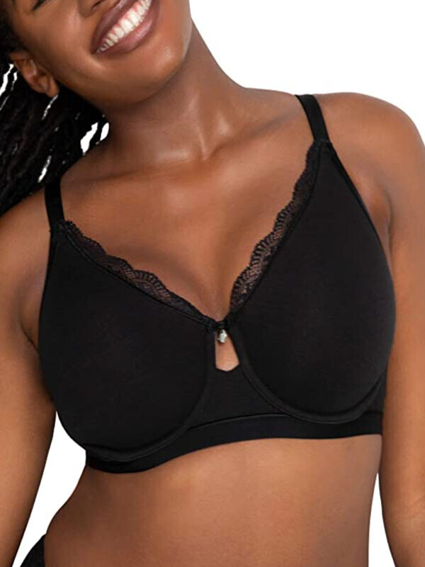 ^면소재 빅사이즈컵의 편안한 와이어 브라