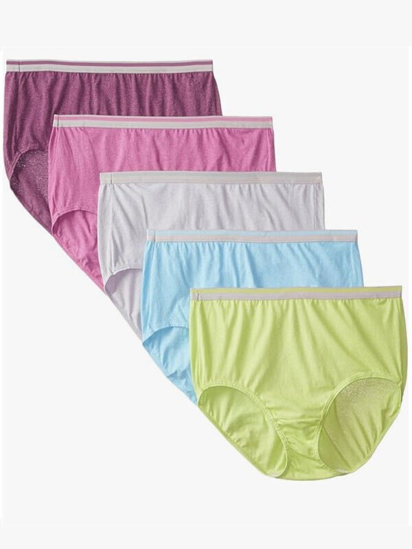 세이브돈(savdon),[XL~5XL/5장 묶음] Fruit of the Loom Women's Plus Size  5 Pack Heather Hicuts