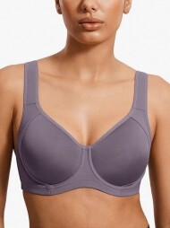 빅사이즈컵으로 가슴을 잘 잡아주는 기능성 스포츠 브라