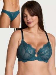 [세트] Victorias Secret DA- The Fabulous Lace Full-Cup Bra & Lace Bikini Panty
