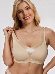 *가슴을 모두 감싸주고 착용감 좋은 노와이어 브라