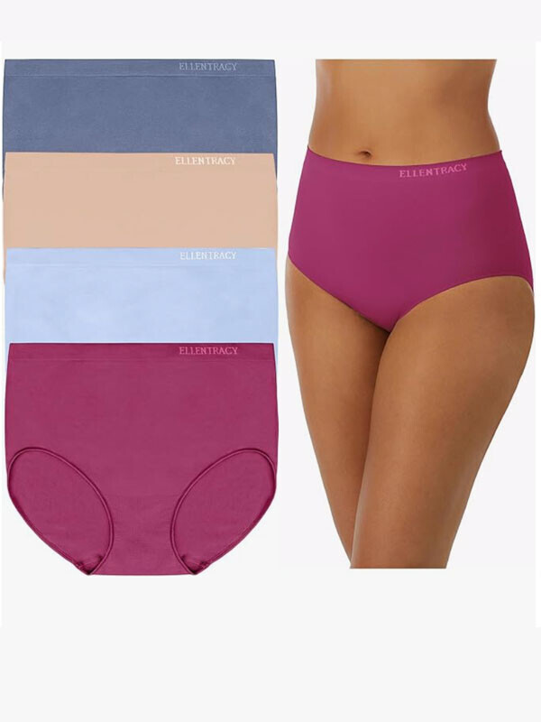 ^[90-145/4장 묶음]빅사이즈 엘렌 트레시 씸레스 브리프 4장 묶음