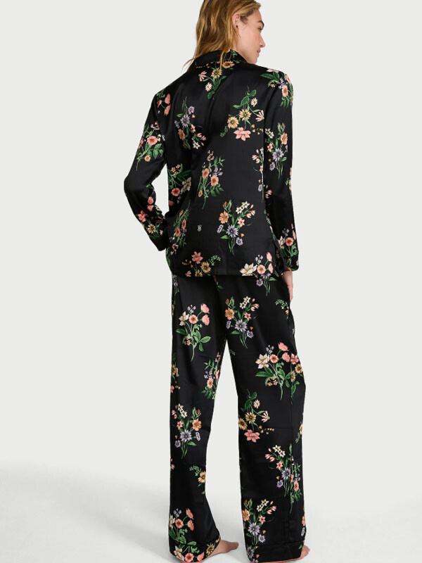 [세트] Victorias Secret Signature Satin Long Pajama Set