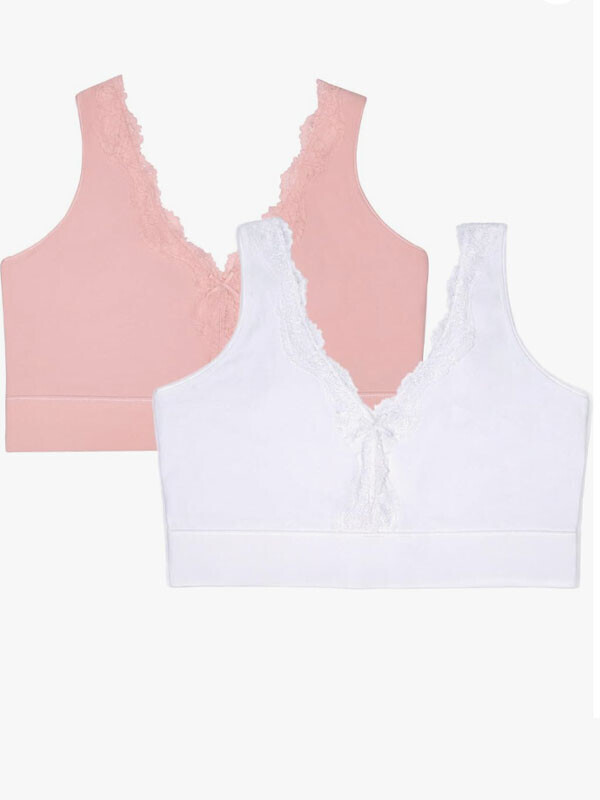 세이브돈(savdon),[2장 묶음] 편안한 면소재의 빅사이즈 풀컵의 노와이어브라