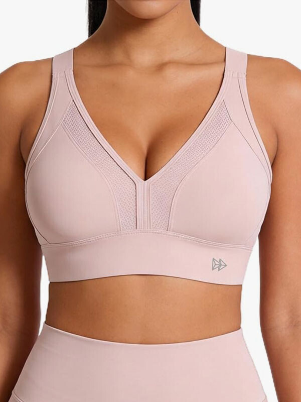 세이브돈(savdon),브이넥의  노와이어 러닝 스포츠 브라