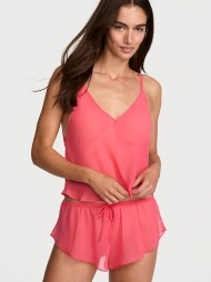 [세트] Victorias Secret Chiffon Cami & Flutter Short