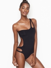 MISS BIKINI NEW! 7Sins Split One-shoulder One-piece